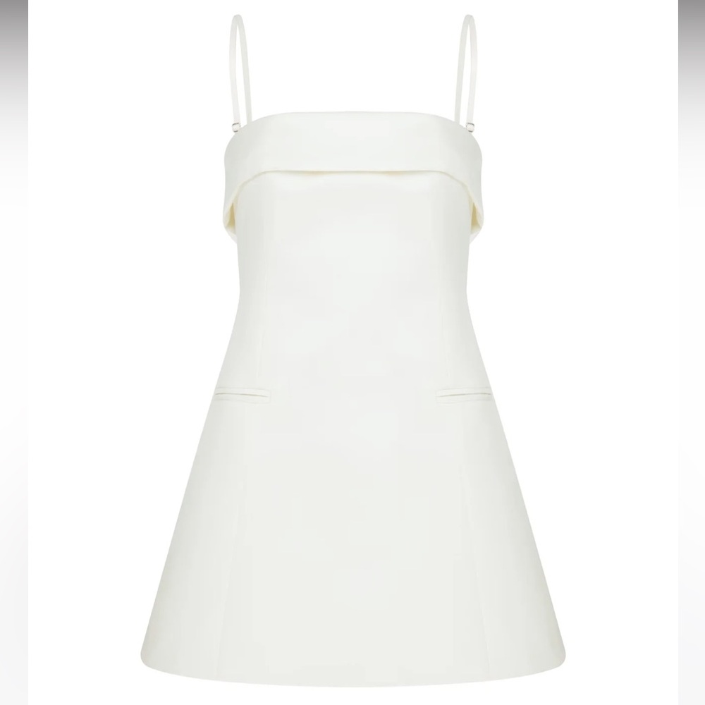 Nazlicerin Gaia Mini Dress in Vanilla Ice